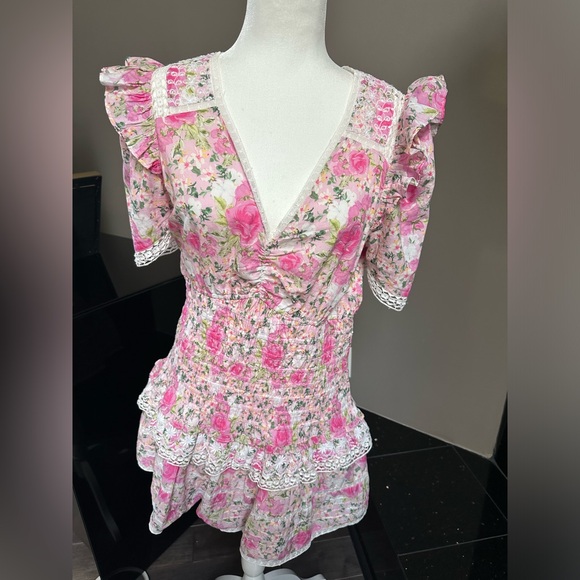 Love shack Fancy mini dress size large - Picture 3 of 5